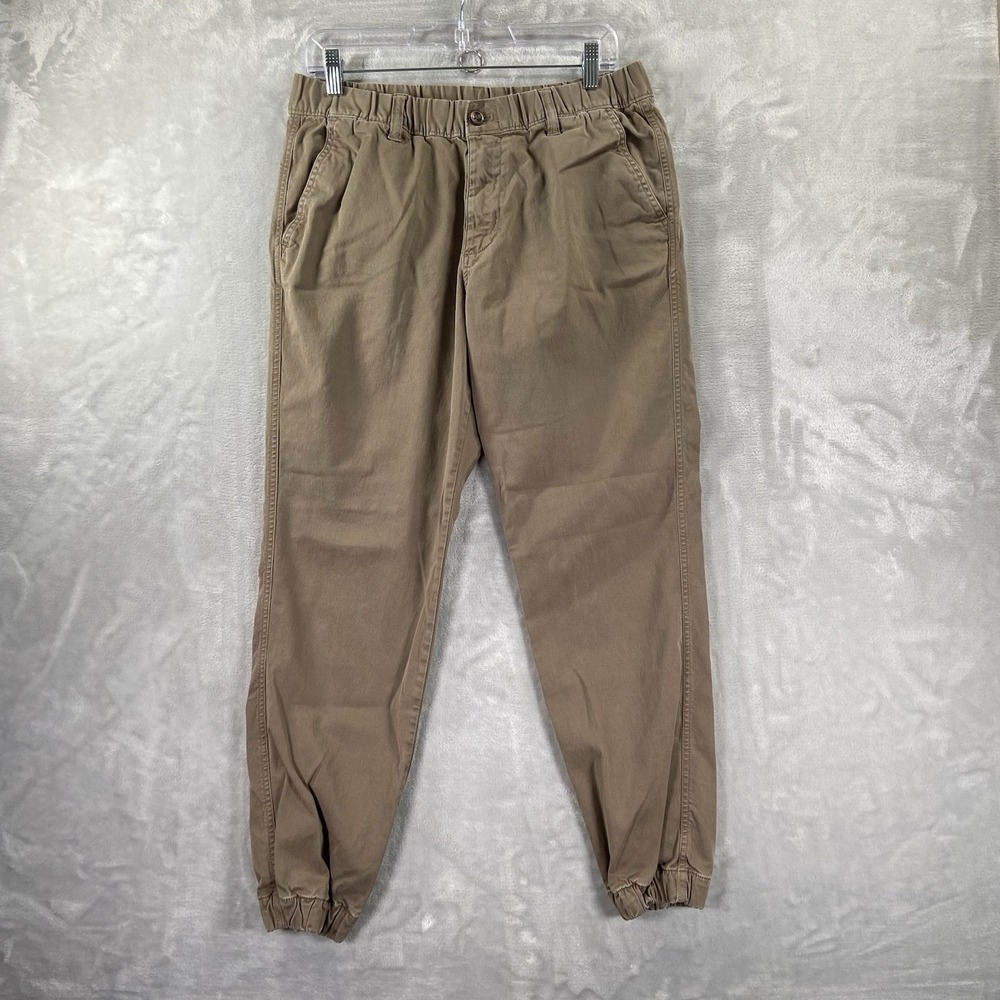 Bear Bottom Pants men's Large 32x28 Stretch Jogger Brown Tapered Fit Outdoor
